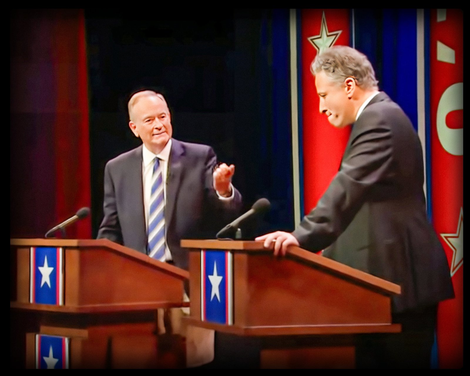 The Rumble in the Air-Conditioned Auditorium: Jon Stewart vs. Bill O’Reilly in Ideologische Strijd