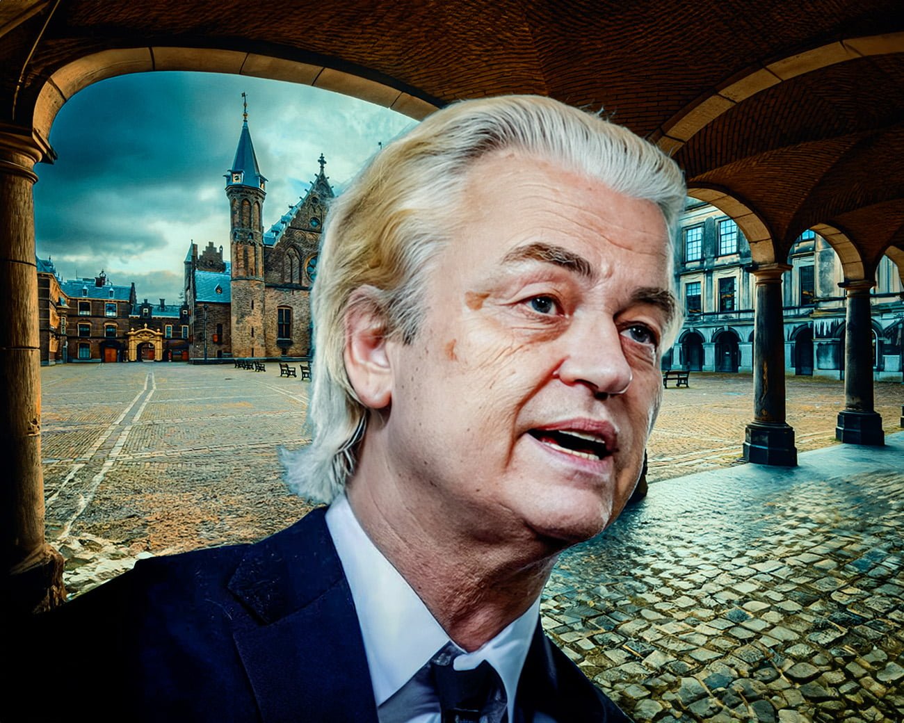 Geert Wilders in Den Haag