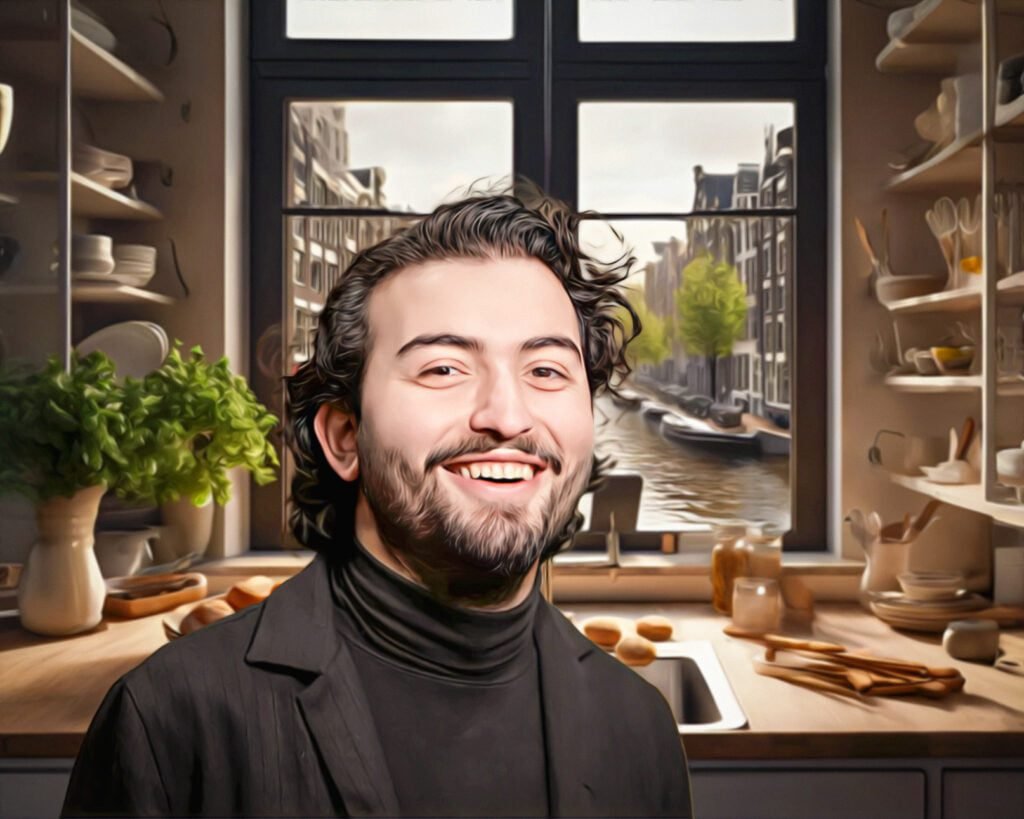 Emin Batman met zijn baklouce