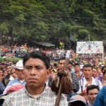 Herdenking van de Guatemalteekse burgeroorlog en genocide onder Ríos Montt