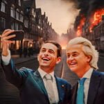 Tom Van Grieken met Geert Wilders