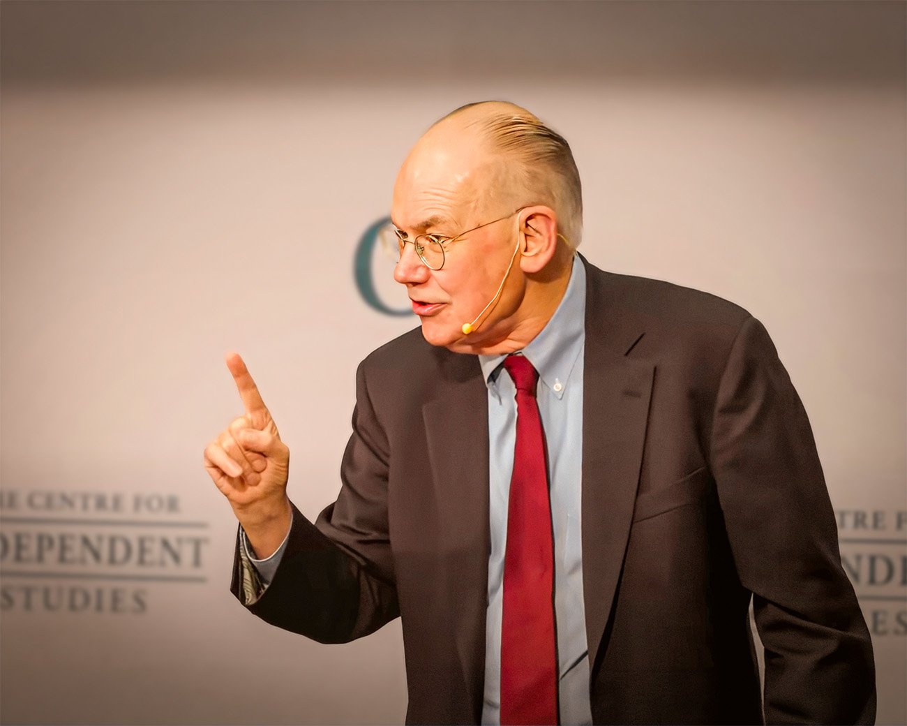 John Mearsheimer tijdens zijn lezing “Why Israel is in Deep Trouble”