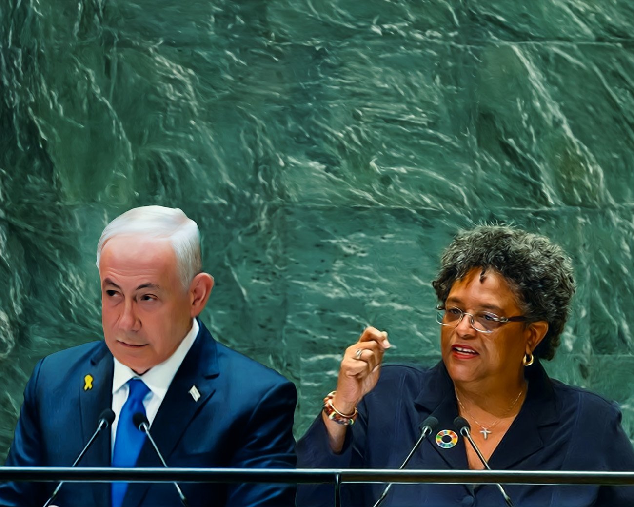 De Bijbel als Politiek Wapen? Barbados Premier Mottley Rekent Af met Netanyahu