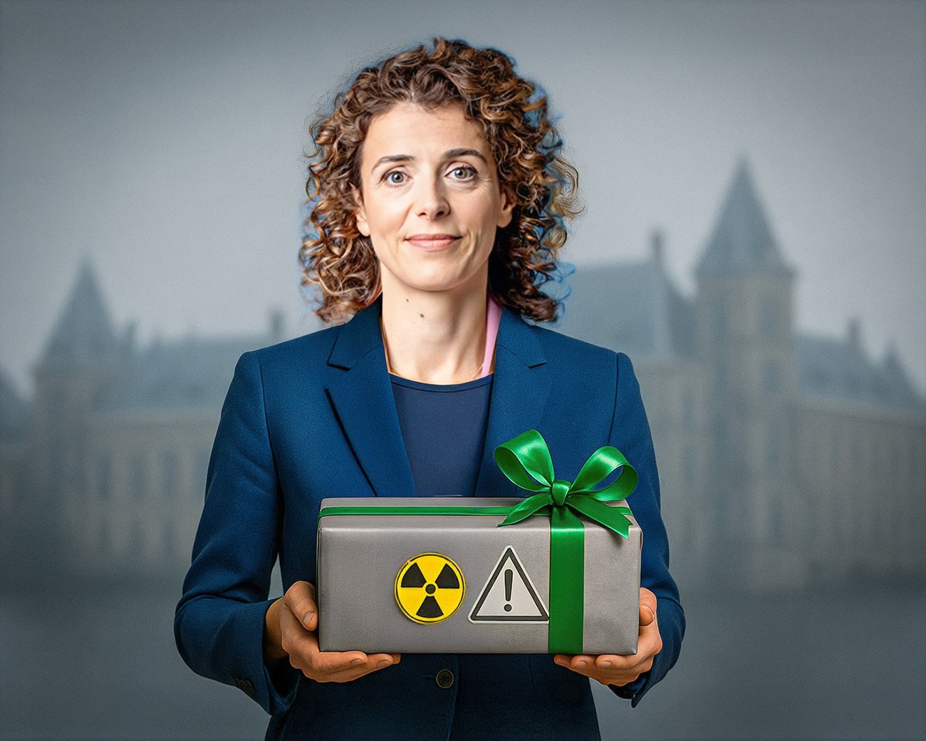 VVD-politica biedt kernenergie aan als cadeau met groen striklint