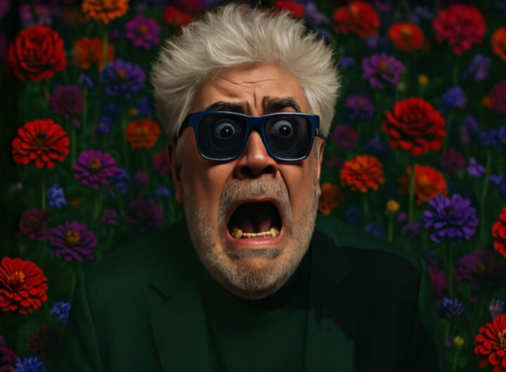 Pedro Almodóvar kijkt ernstig