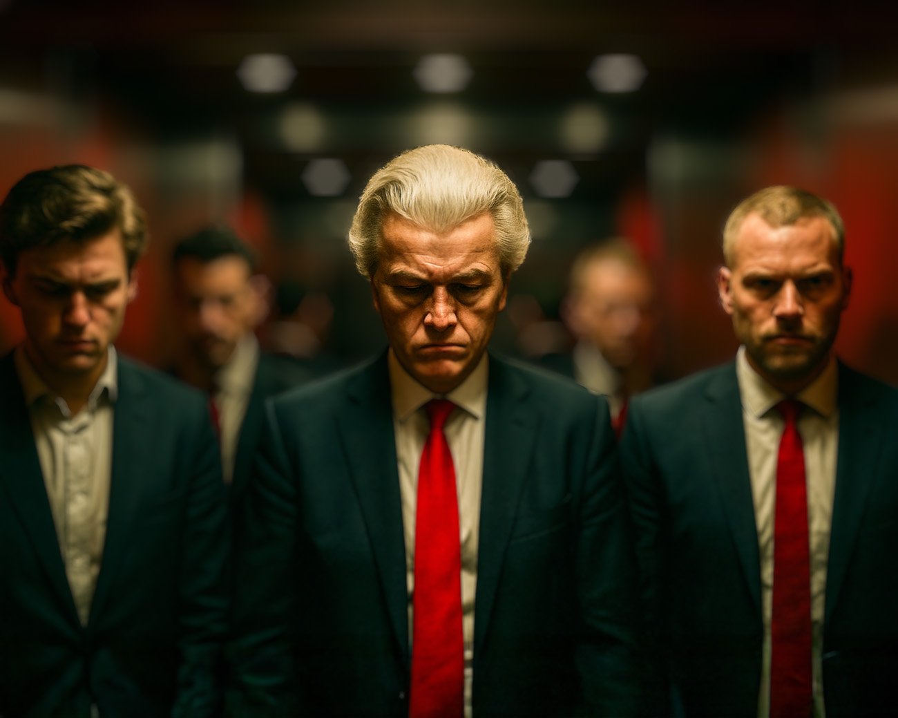 Geert Wilders en zijn team bedreiging