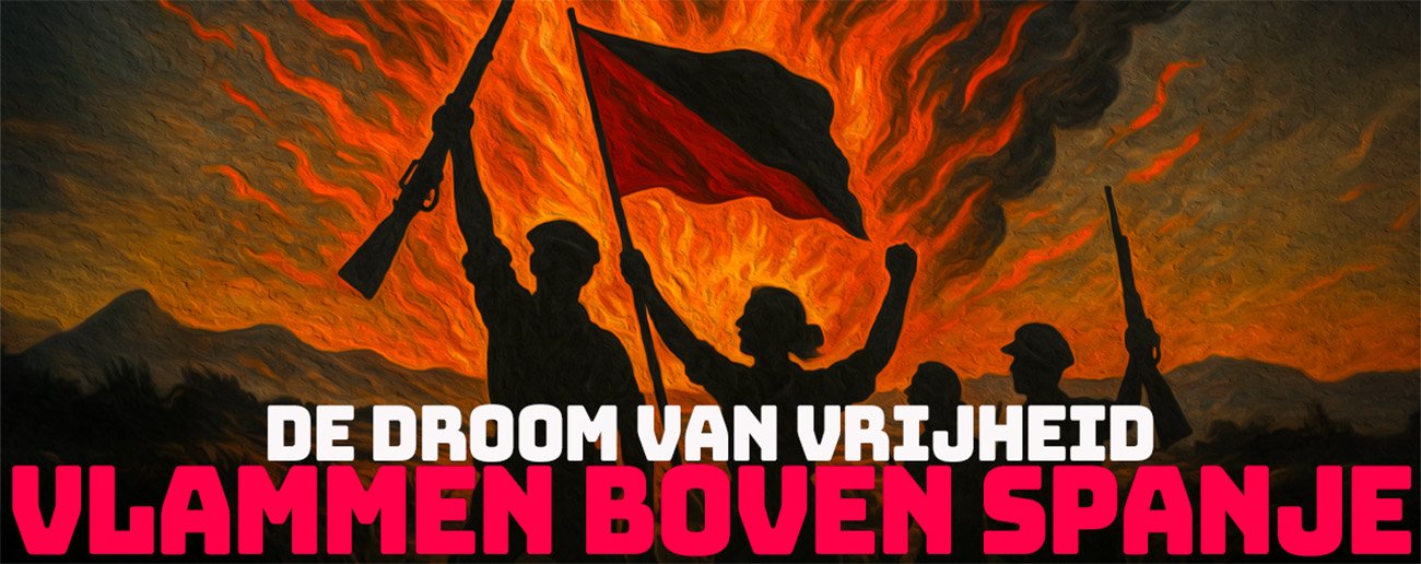 Vlammen boven Spanje
De droom van vrijheid
