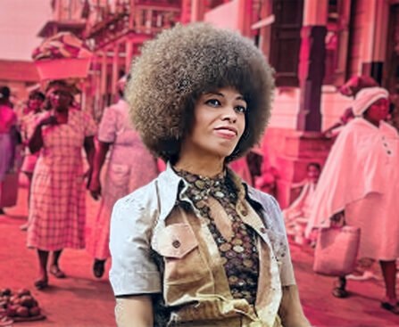 Angela Davis bij een essay over zwarte vrouwen, overleving en de mythe die structureel geweld verdoezelt.