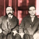 Bartolomeo Vanzetti en Nicola Sacco naast elkaar, de twee Italiaanse arbeiders die in 1927 in Massachusetts werden geëxecuteerd.